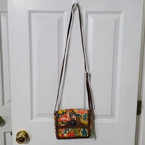 Vera Bradley Patricia Crossbody Bag in Retired Pattern "Provencal"